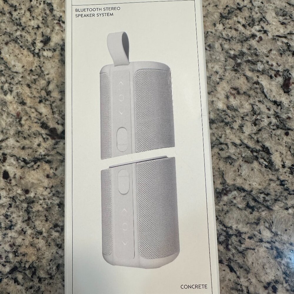 KOVE Commuter 2 Portable Speaker - Concrete Bluetooth Speakers,